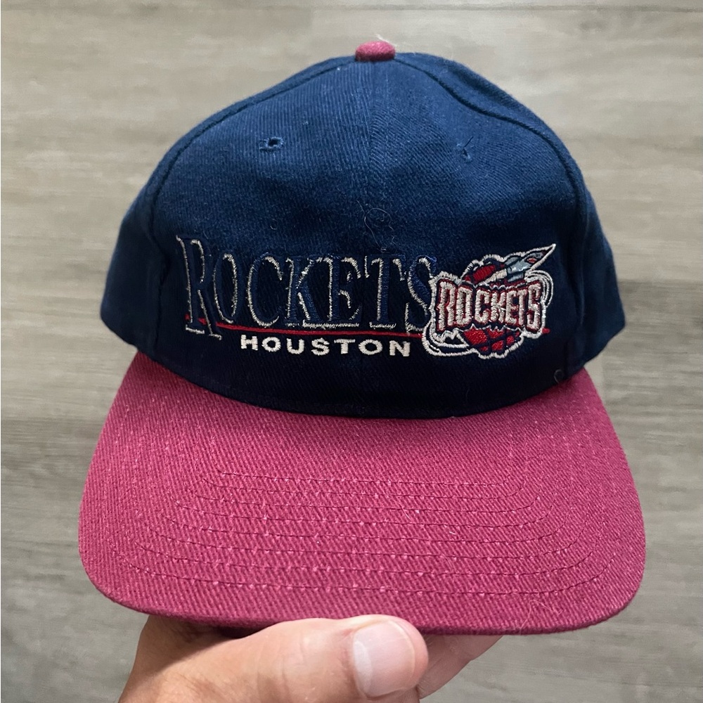 Vintage Houston Rockets Strapback Hat Twins Enterprises